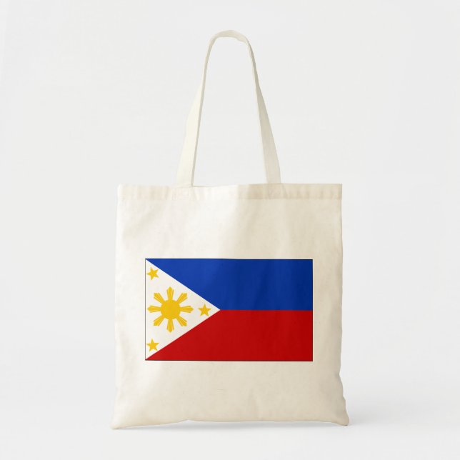 Bolso De Tela Bandera de Filipinas (Frente)