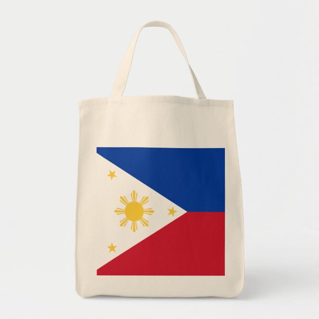 Bolso De Tela Bandera de Filipinas (Frente)