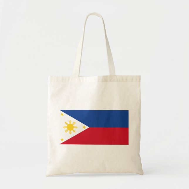 Bolso De Tela Bandera de Filipinas (Frente)