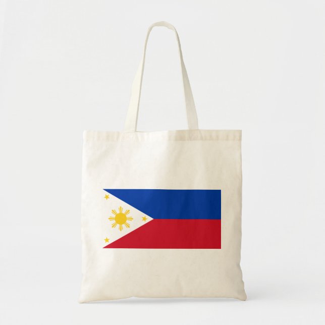 Bolso De Tela Bandera de Filipinas (Frente)