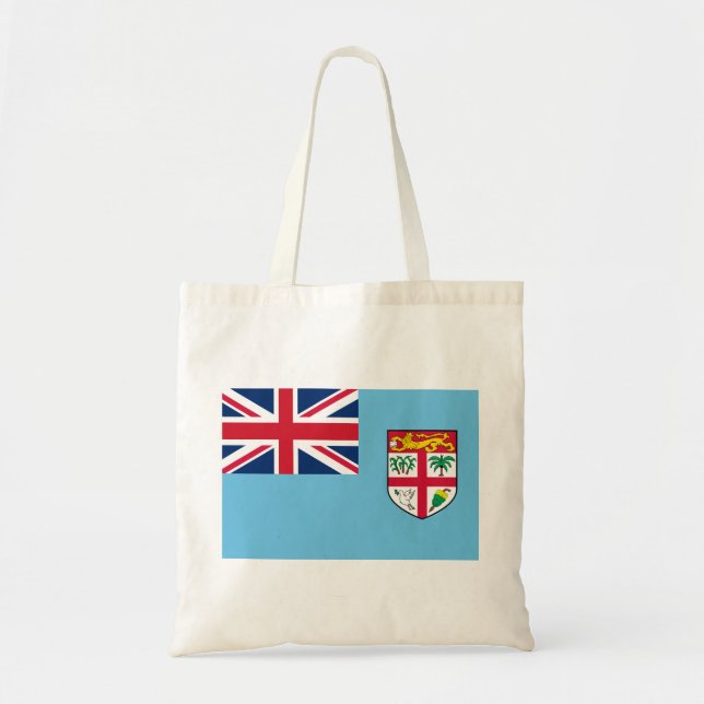 Bolso De Tela Bandera de Fiyi (Frente)