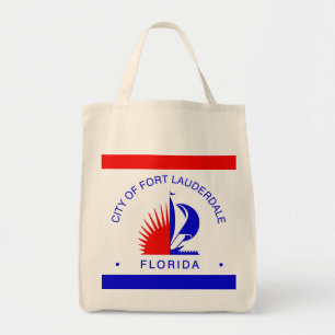 Bolso De Tela Bandera de Fort Lauderdale, Florida