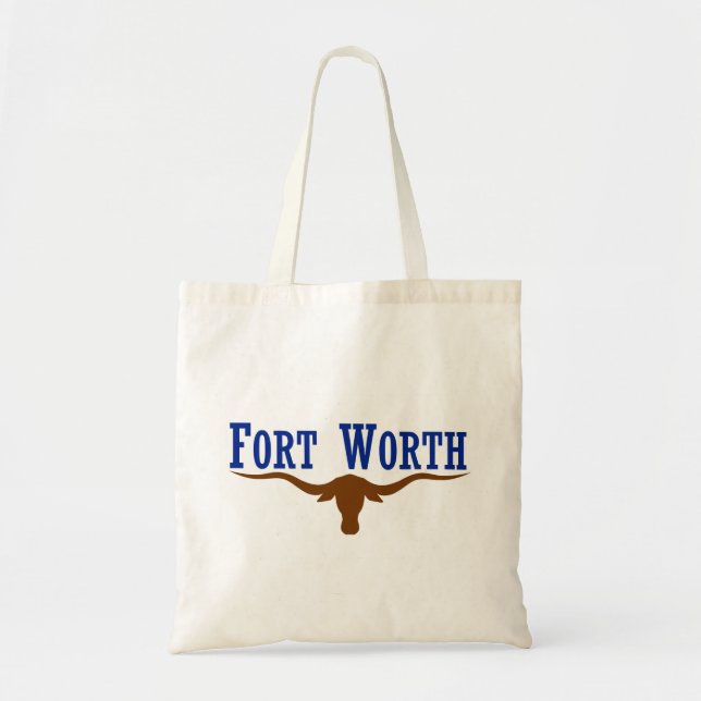 Bolso De Tela Bandera de Fort Worth (Frente)