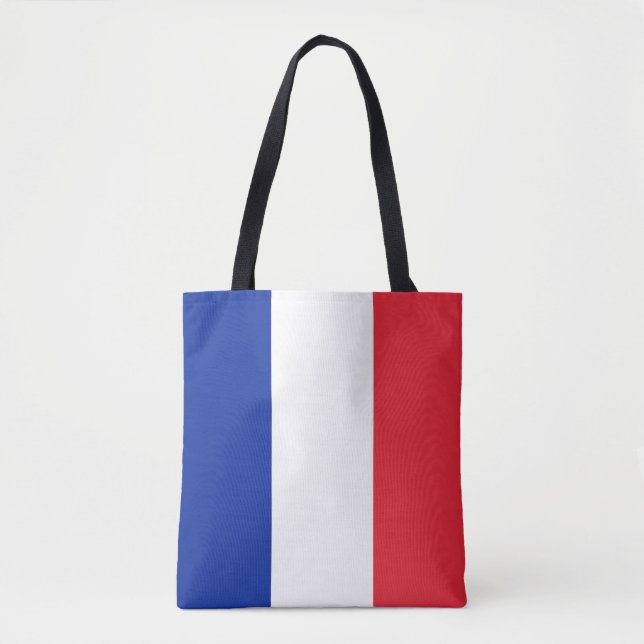 Bolso De Tela Bandera de Francia (Anverso)