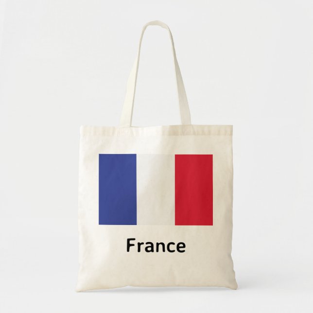 Bolso De Tela Bandera de Francia (Frente)