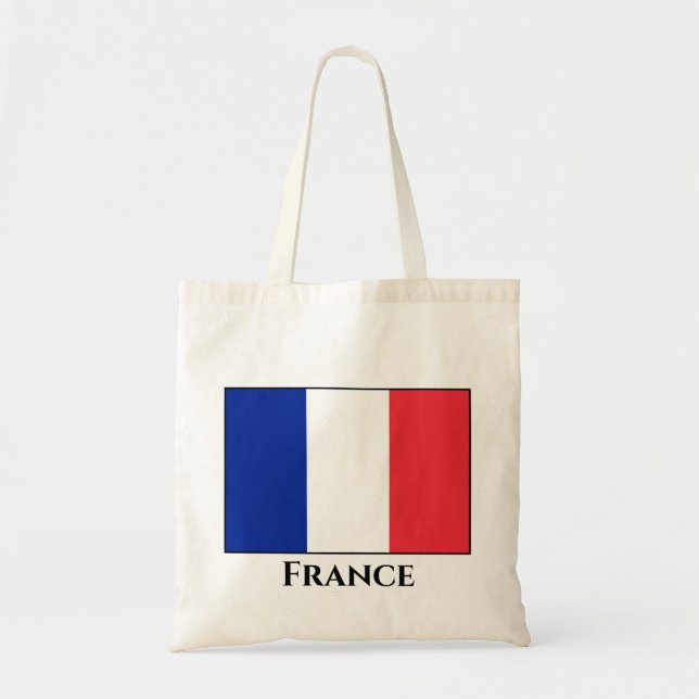 Bolso De Tela Bandera de Francia (francesa) (Frente)