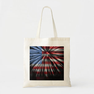 Bolso De Tela Bandera de fuegos artificiales