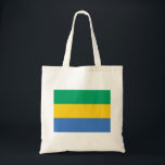 Bolso De Tela Bandera de Gabón<br><div class="desc">Bandera patriótica de Gabón</div>