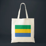 Bolso De Tela Bandera de Gabón<br><div class="desc">Bandera patriótica de Gabón</div>