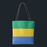 Bolso De Tela Bandera de Gabón<br><div class="desc">Bandera patriótica de Gabón</div>