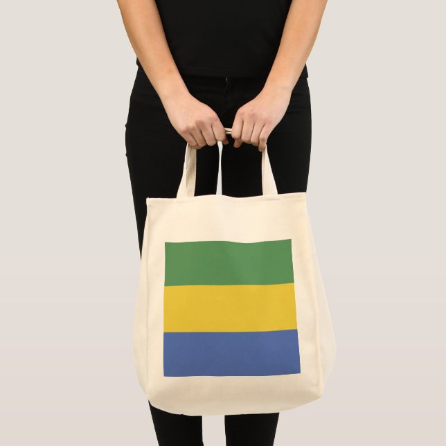 Bolso De Tela Bandera de Gabón (Anverso (producto))