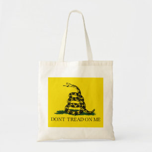 Bolso De Tela Bandera de Gadsden (no me toques) (bandera de serp