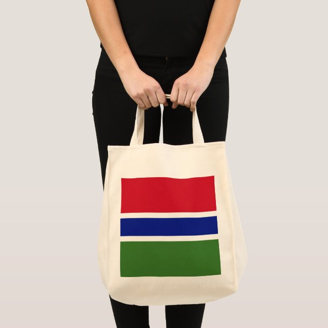 Bolso De Tela Bandera de Gambia (Anverso (producto))