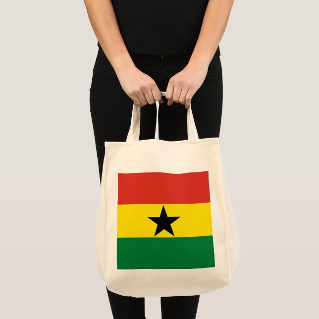 Bolso De Tela Bandera de Ghana (Anverso (producto))
