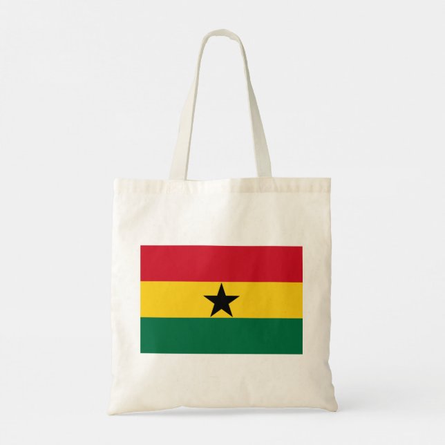 Bolso De Tela Bandera de Ghana (Reverso)