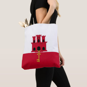 Bolso De Tela Bandera de Gibraltar