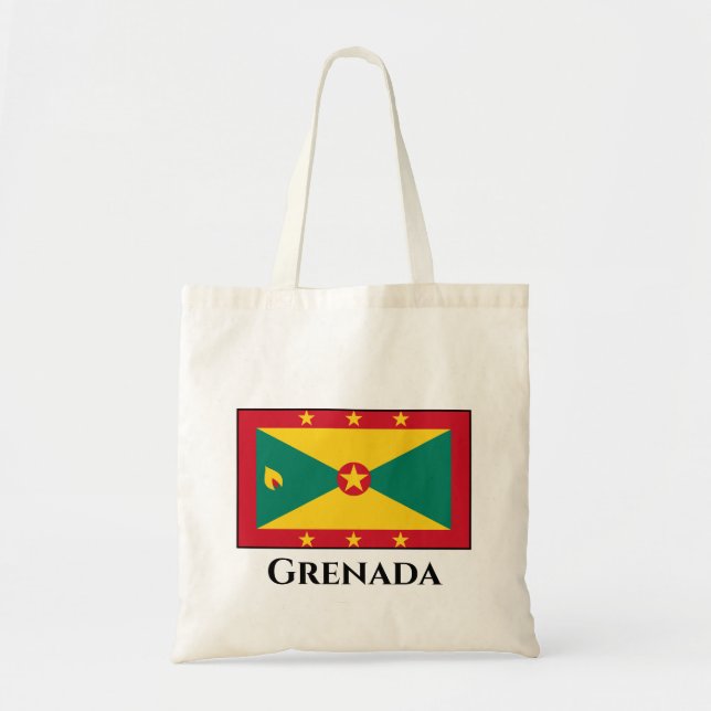 Bolso De Tela Bandera de Granada (Frente)