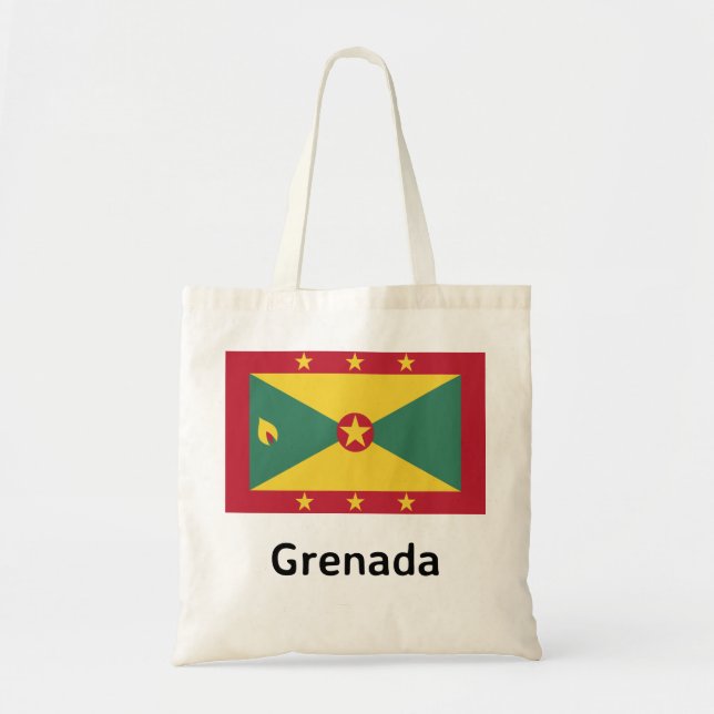Bolso De Tela Bandera de Granada (Frente)
