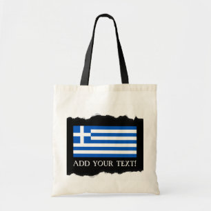 Bolso De Tela Bandera de Grecia