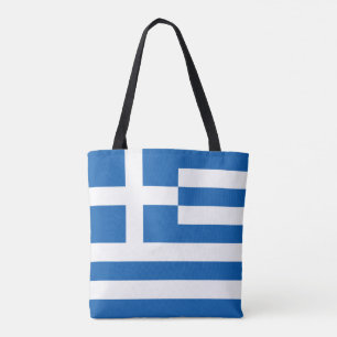 Bolso De Tela Bandera de Grecia