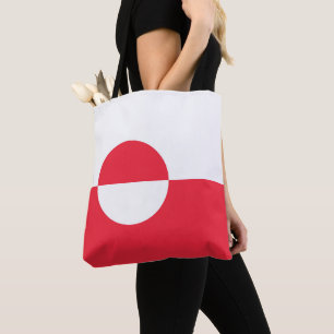 Bolso De Tela Bandera de Groenlandia