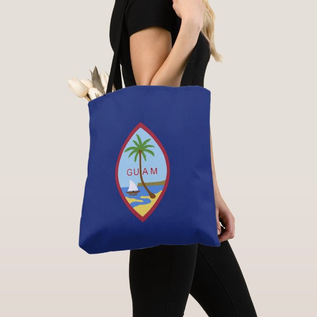 Bolso De Tela Bandera de Guam (Detalle)