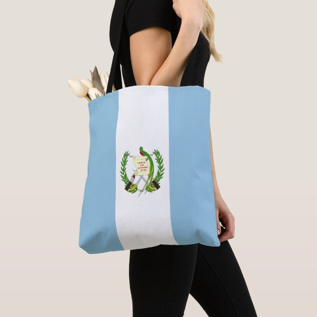 Bolso De Tela Bandera de Guatemala (Detalle)