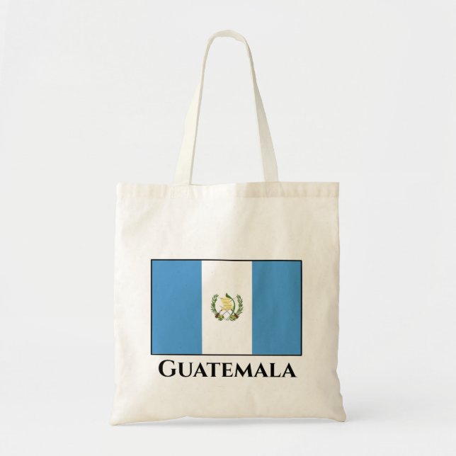 Bolso De Tela Bandera de Guatemala (Guatemala) (Frente)