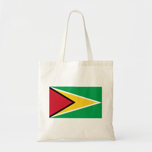 Bolso De Tela Bandera de Guyana (Frente)