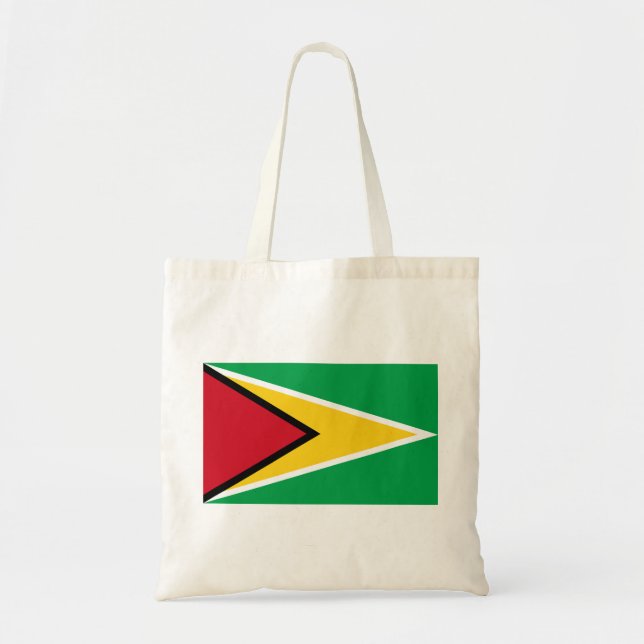 Bolso De Tela Bandera de Guyana (Frente)