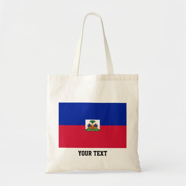 Bolso De Tela Bandera de Haití (Frente)