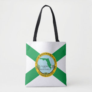 Bolso De Tela Bandera de Hollywood, Florida