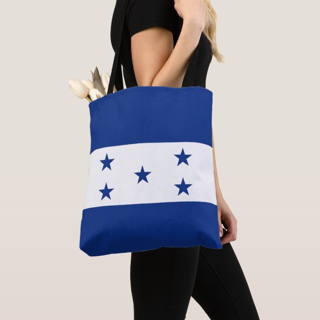 Bolso De Tela Bandera de Honduras (Detalle)