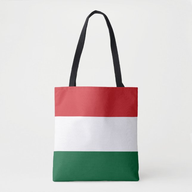 Bolso De Tela Bandera de Hungría (Anverso)