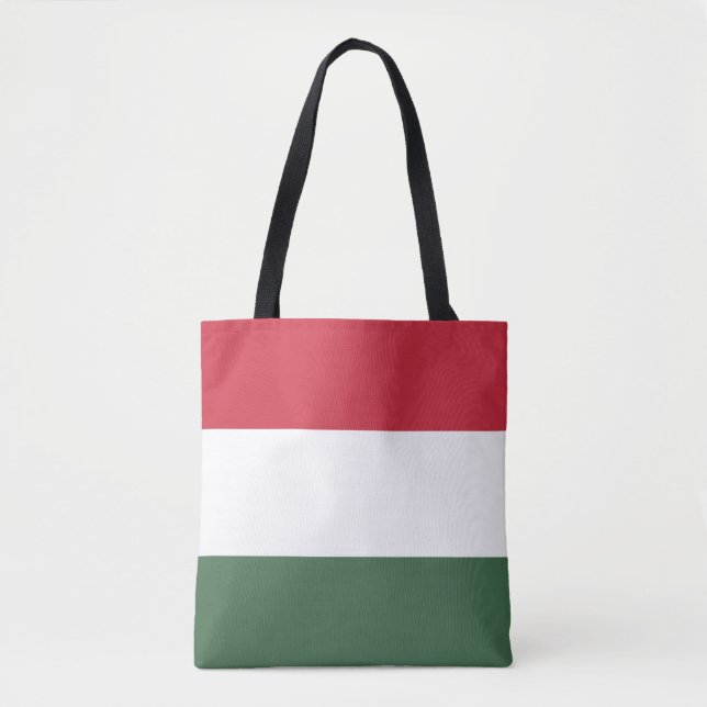 Bolso De Tela Bandera de Hungría (Anverso)