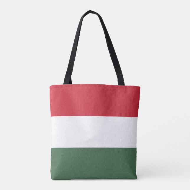 Bolso De Tela Bandera de Hungría (Reverso)