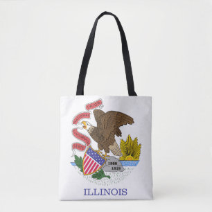 Bolso De Tela Bandera de Illinois