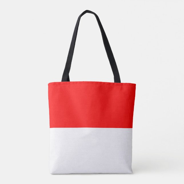 Bolso De Tela Bandera de Indonesia (Reverso)