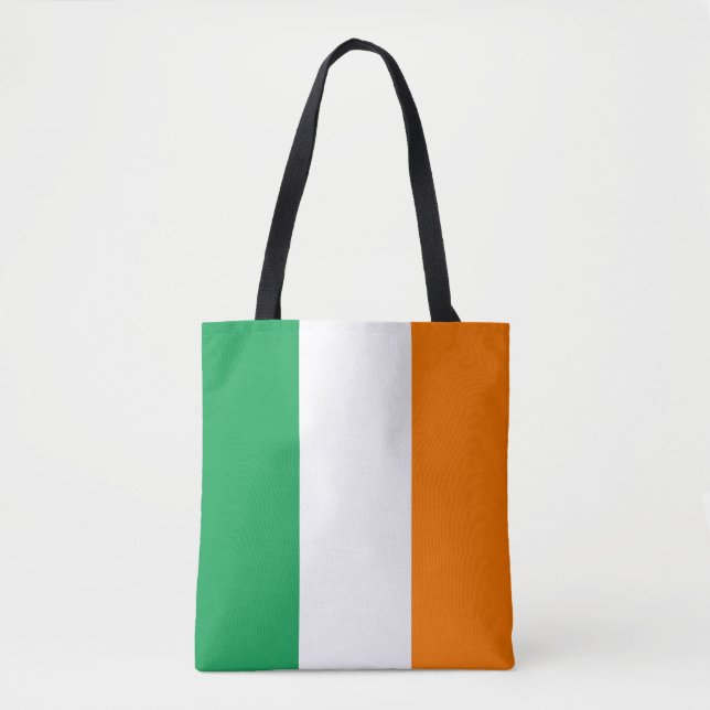Bolso De Tela Bandera de Irlanda (Anverso)