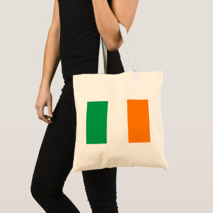Bolso De Tela Bandera de Irlanda Presupuesto Tote Bag