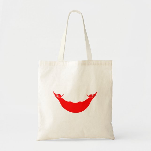 Bolso De Tela Bandera de Isla de Pascua (Frente)