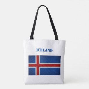 Bolso De Tela Bandera de Islandia