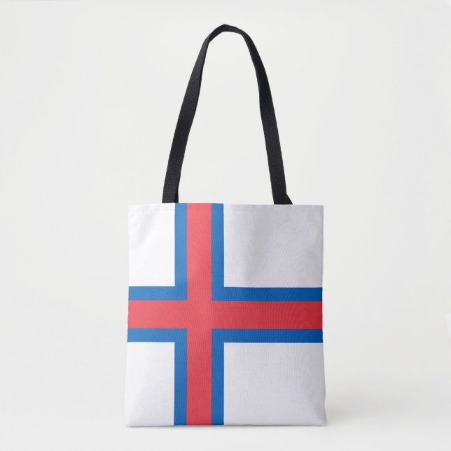 Bolso De Tela Bandera de Islas Feroe (Anverso)