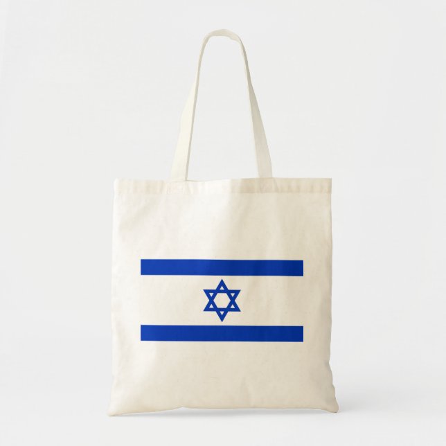 Bolso De Tela Bandera de Israel (Frente)