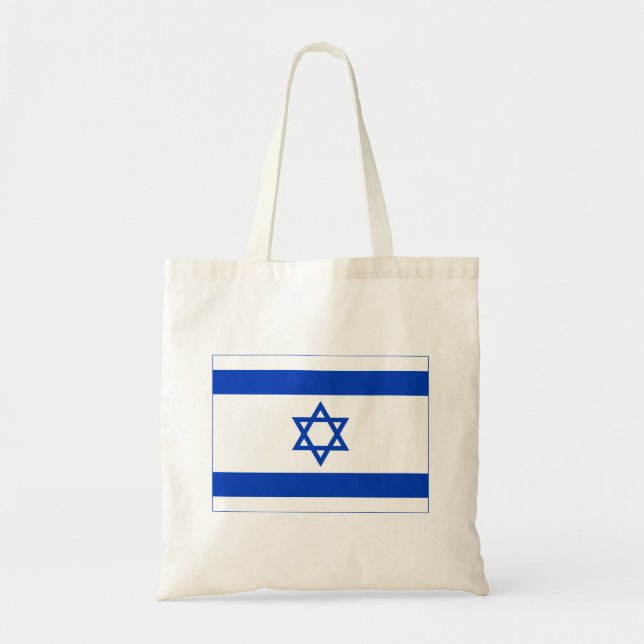 Bolso De Tela Bandera de Israel (Frente)