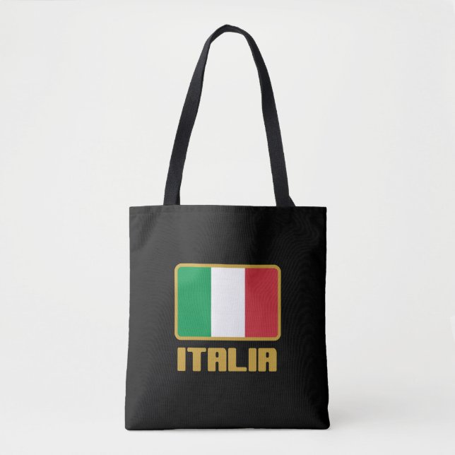 Bolso De Tela Bandera de Italia (Anverso)