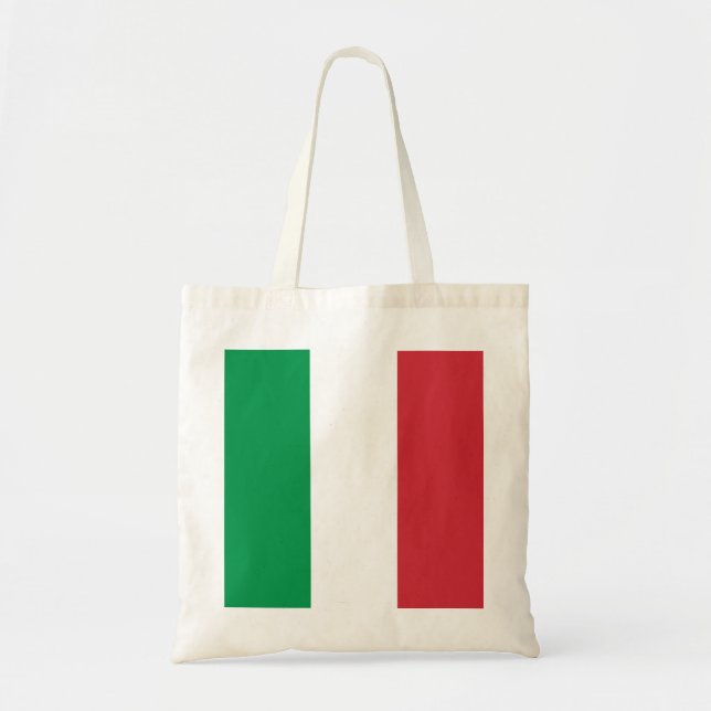 Bolso De Tela Bandera de Italia (Frente)