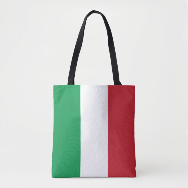 Bolso De Tela Bandera de Italia (Anverso)