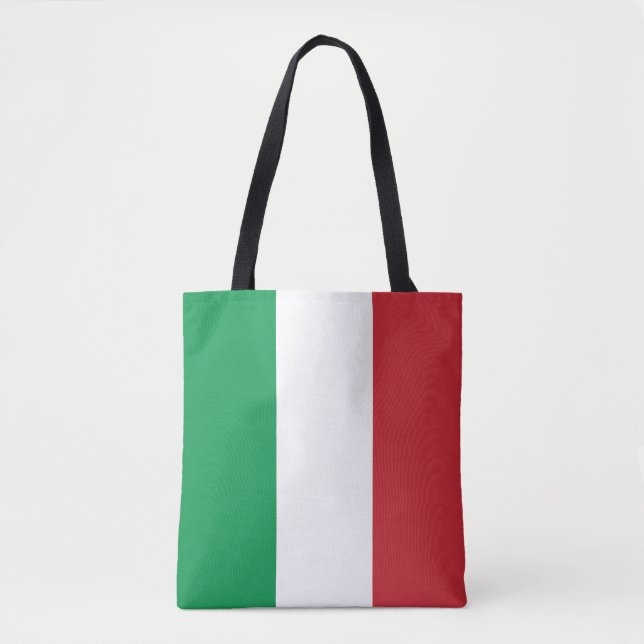 Bolso De Tela Bandera de Italia (Anverso)
