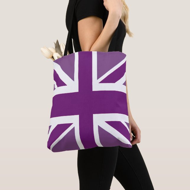 Bolso De Tela Bandera de Jack de la Unión Británica Patriótica (Detalle)